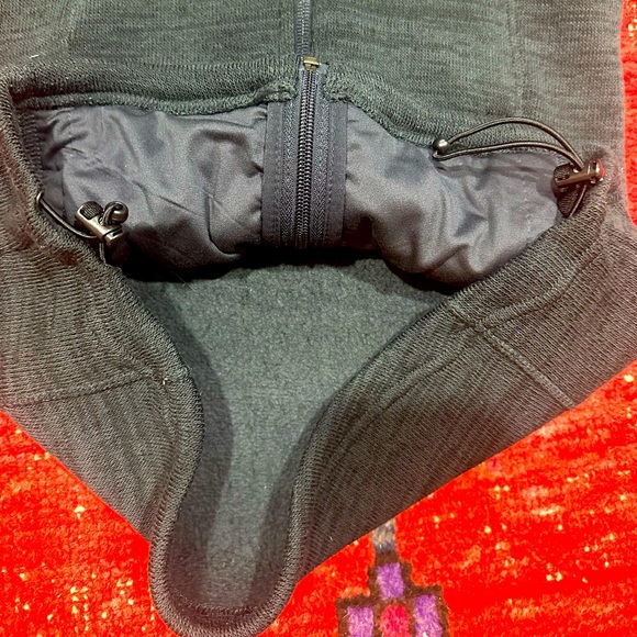 ORVIS Navy fleece zip up sz S - Picture 4 of 7